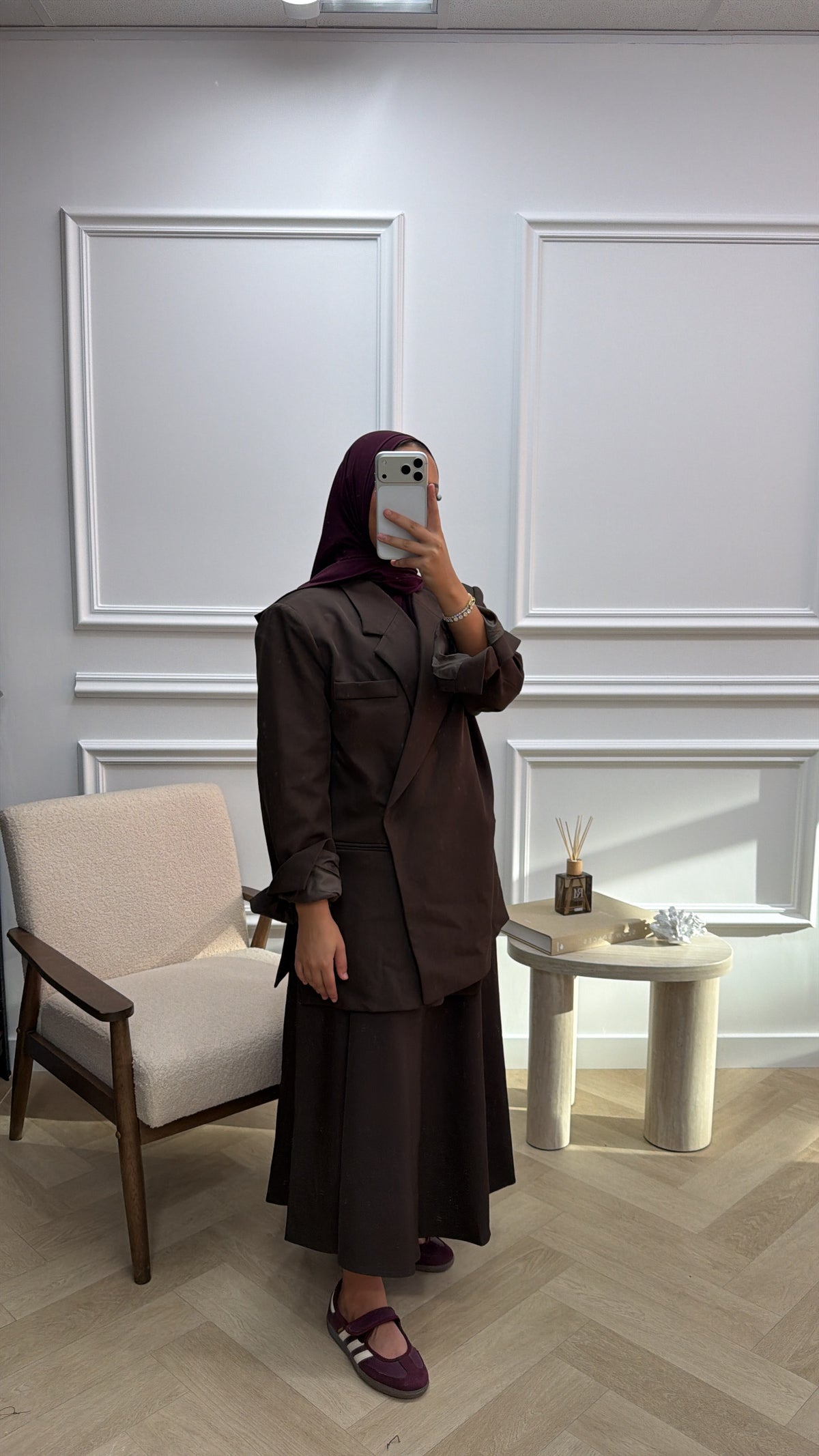 BLAZER SPLIT BROWN