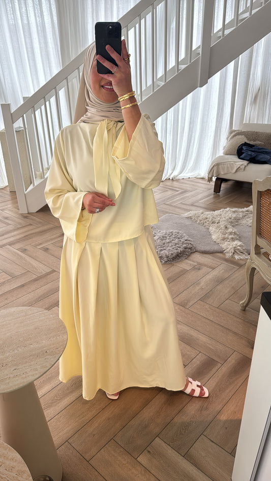 SAFFIYA'S SKIRT SET CREAMBEIGE