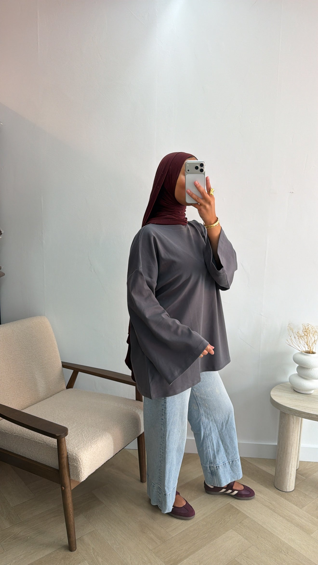 PREMIUM COTTON TOP DARKGREY