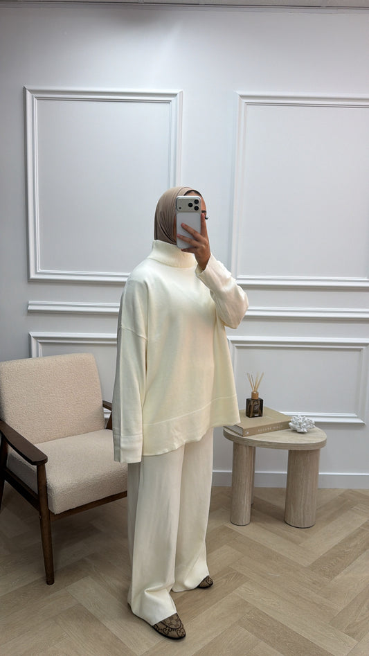 TWINSET MET KOL CREAM