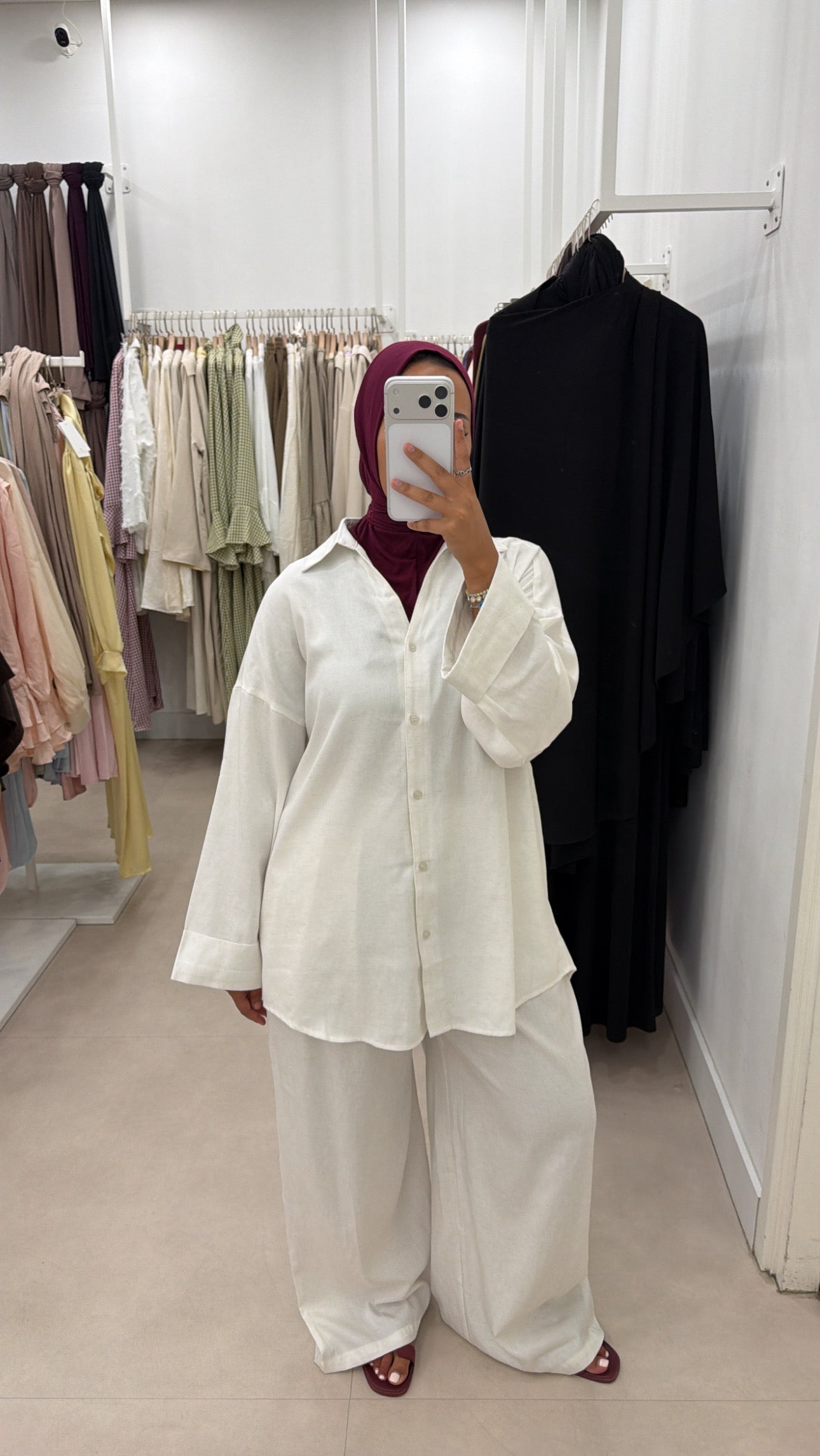 LINEN SET WHITE