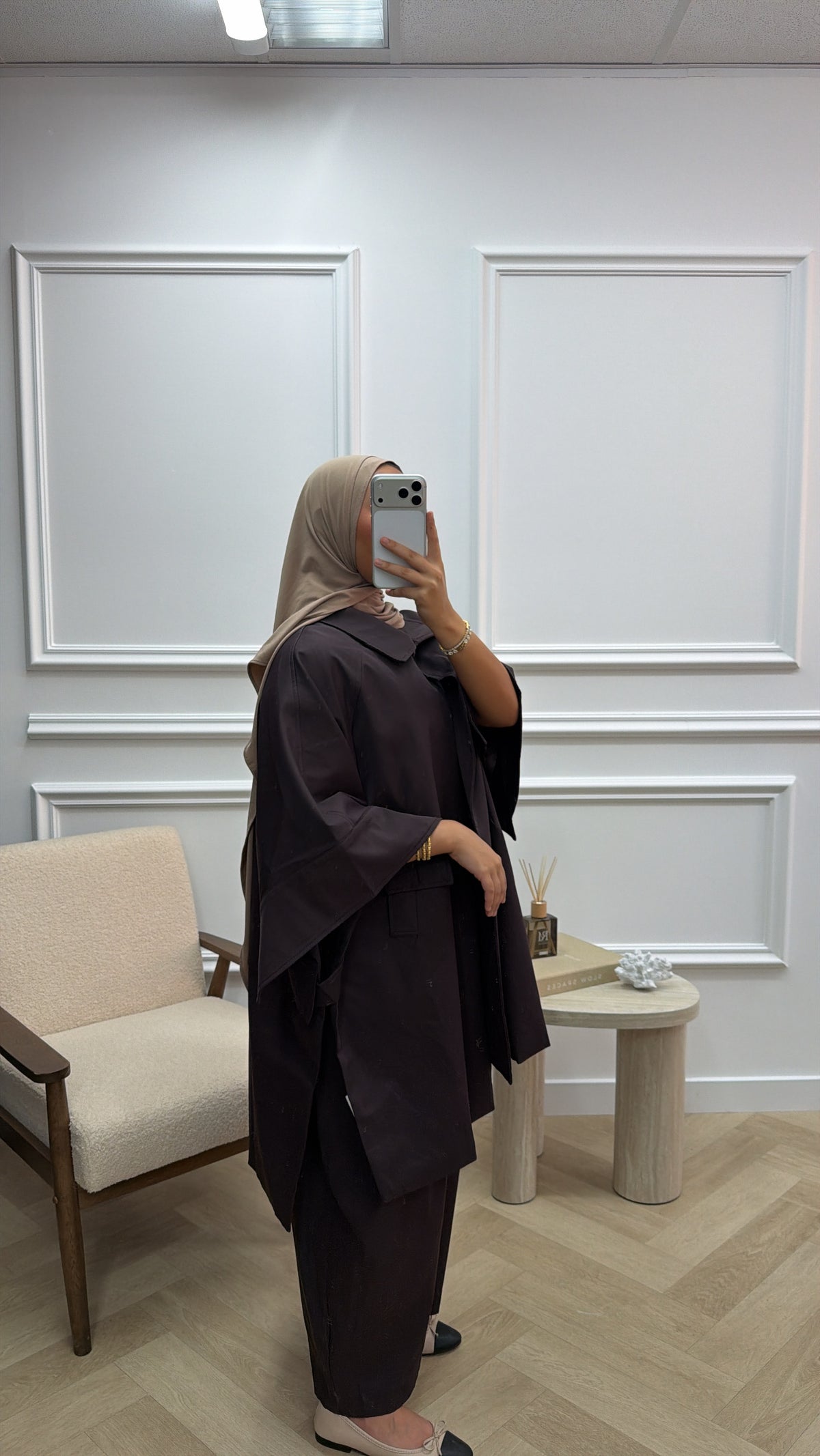 TRENCH CAPE PURPLE