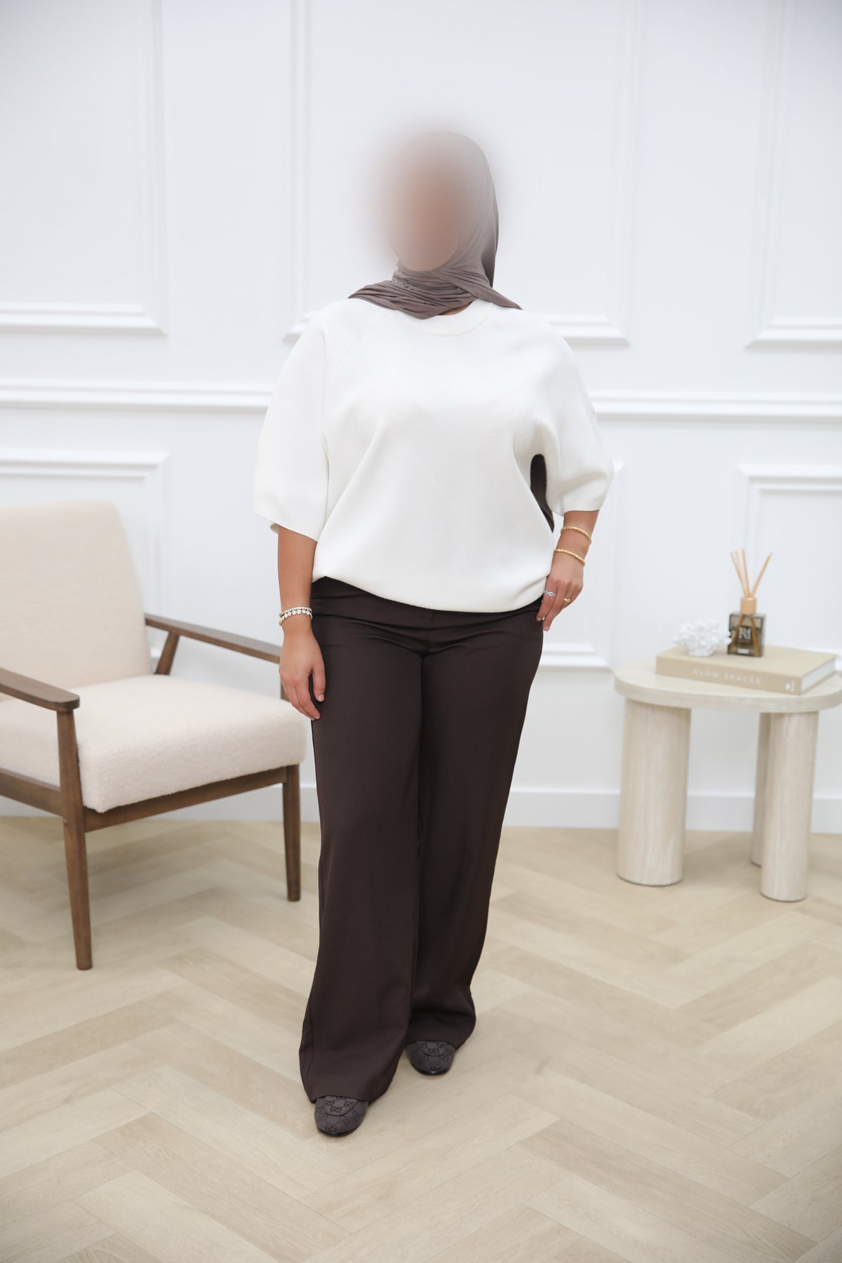 WOLLEN TOP WHITE
