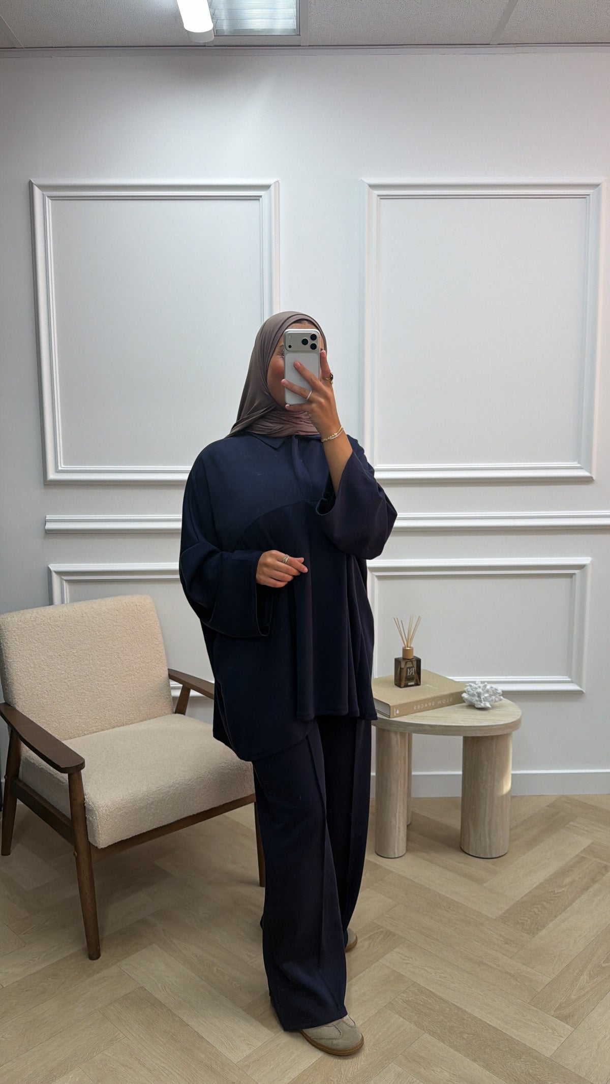 COMFY SET ZIPPER NAVY