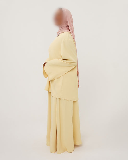 SKIRT SET BUTTERYELLOW
