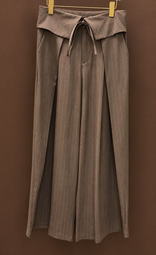 PANTALON STRIPE BROWN