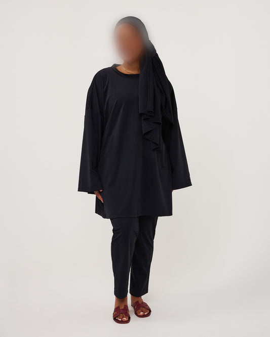 OVERSIZED BURKINI LEGGING BLACK
