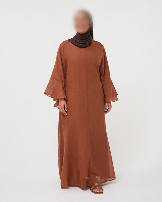 MAXI DRESS SAFFIYA'S RUSTIC BROWN