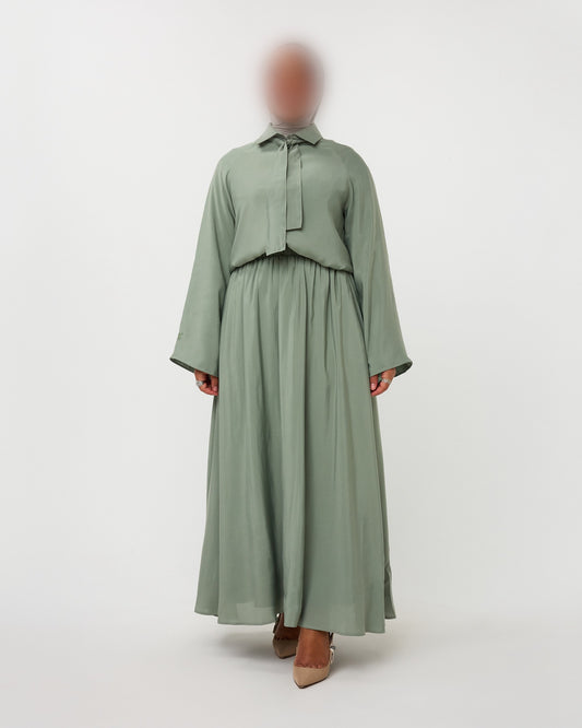 SKIRT SET SAGE