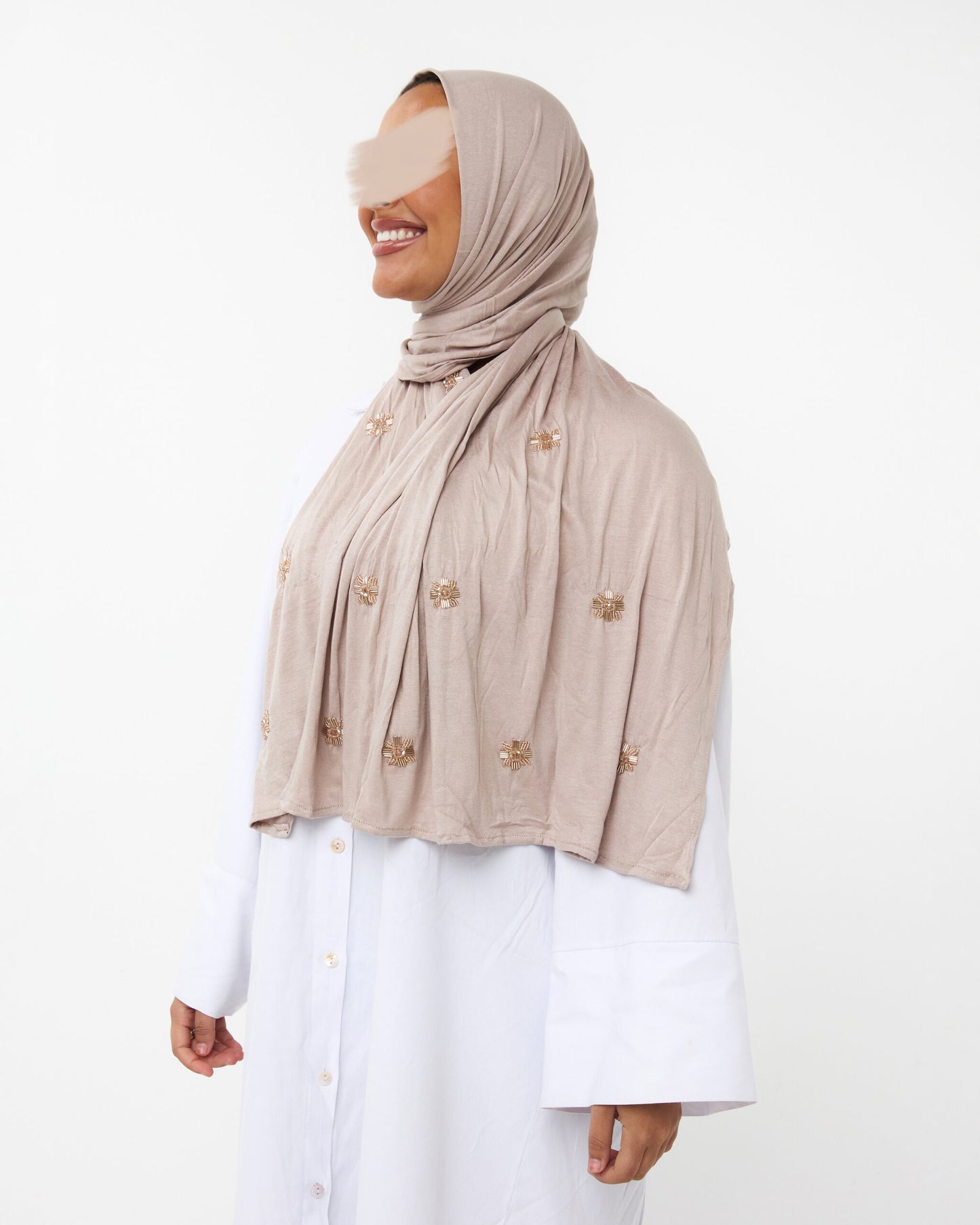 COTTON STONE JERSEY BEIGE