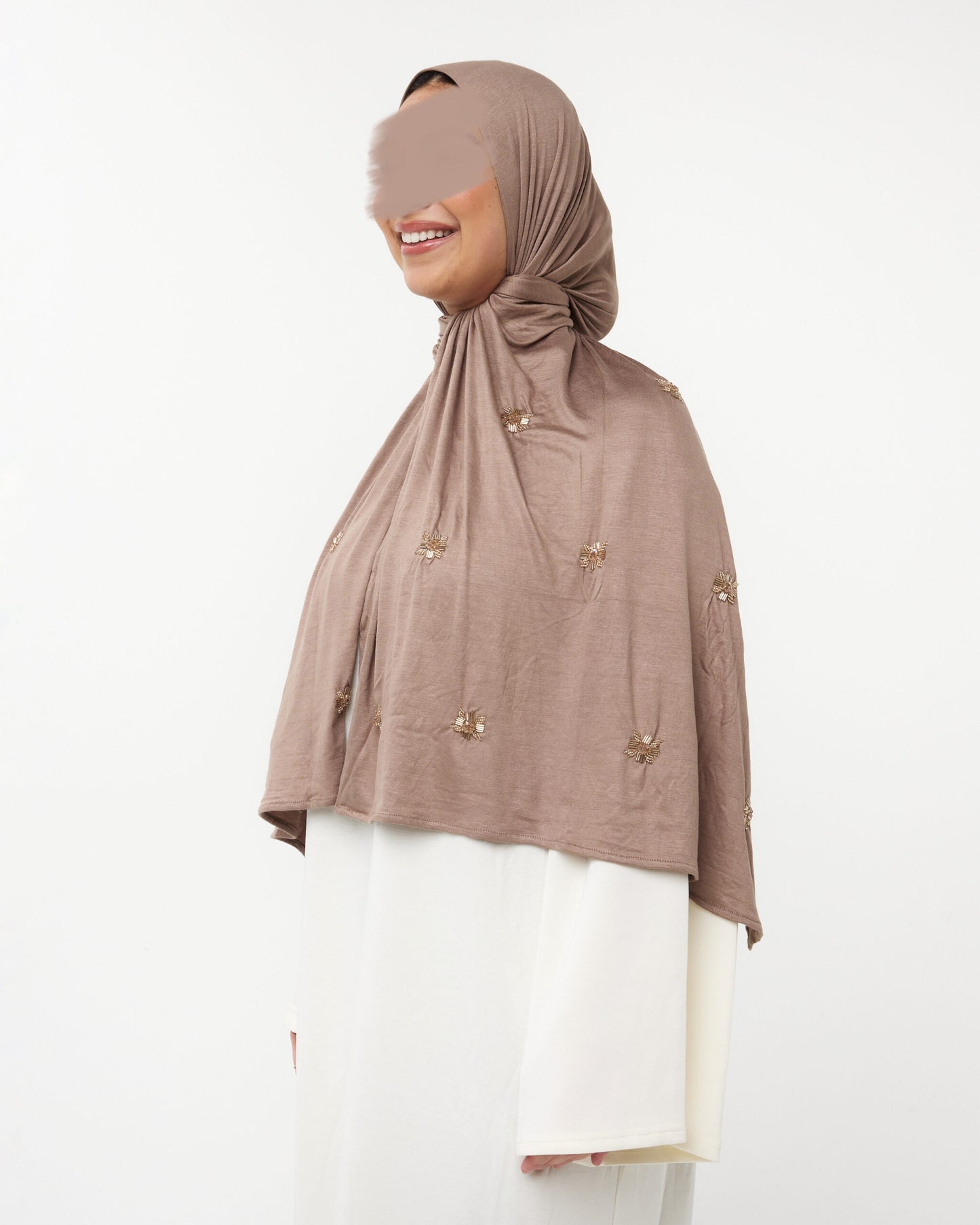 COTTON STONE JERSEY LIGHTTAUPE