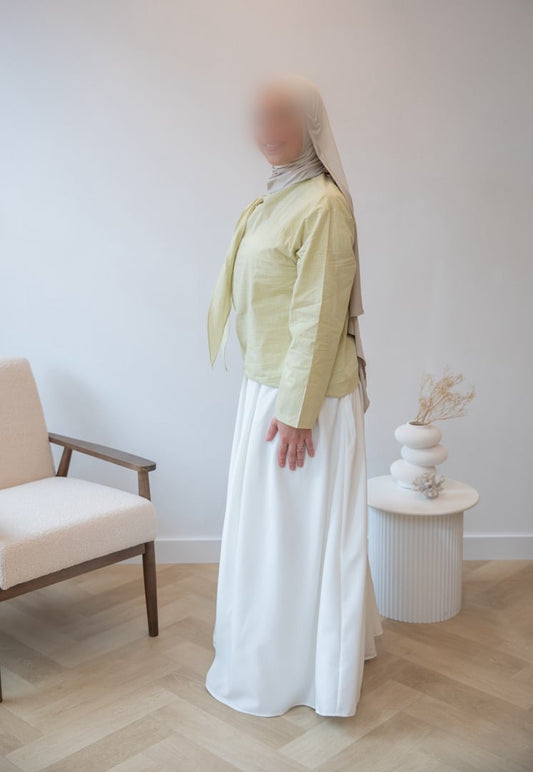 COTTON BLOUSE GREEN