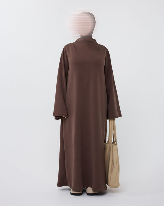 SAFFIYAS JERSEY DARKBROWN