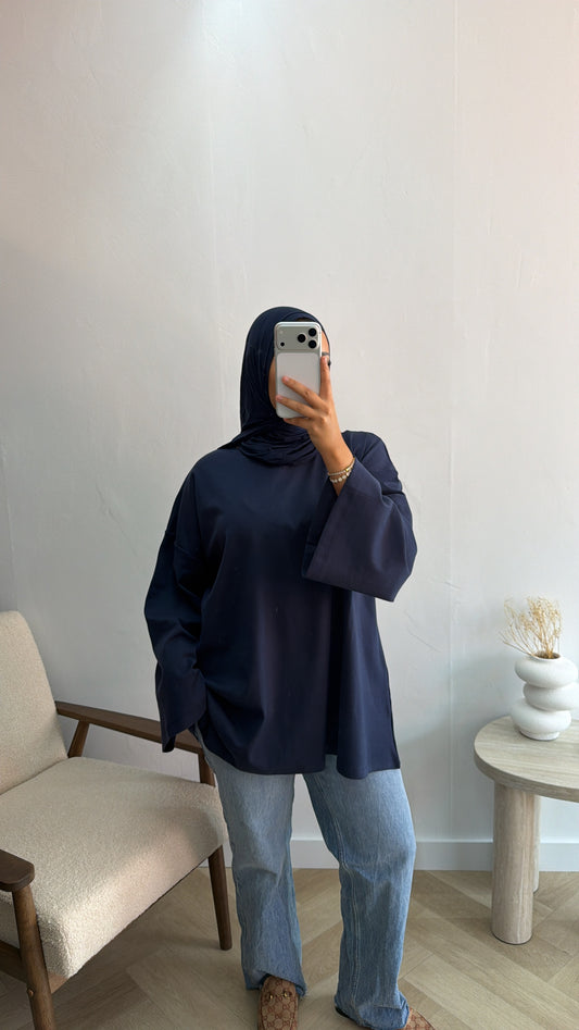 PREMIUM COTTON TOP NAVY