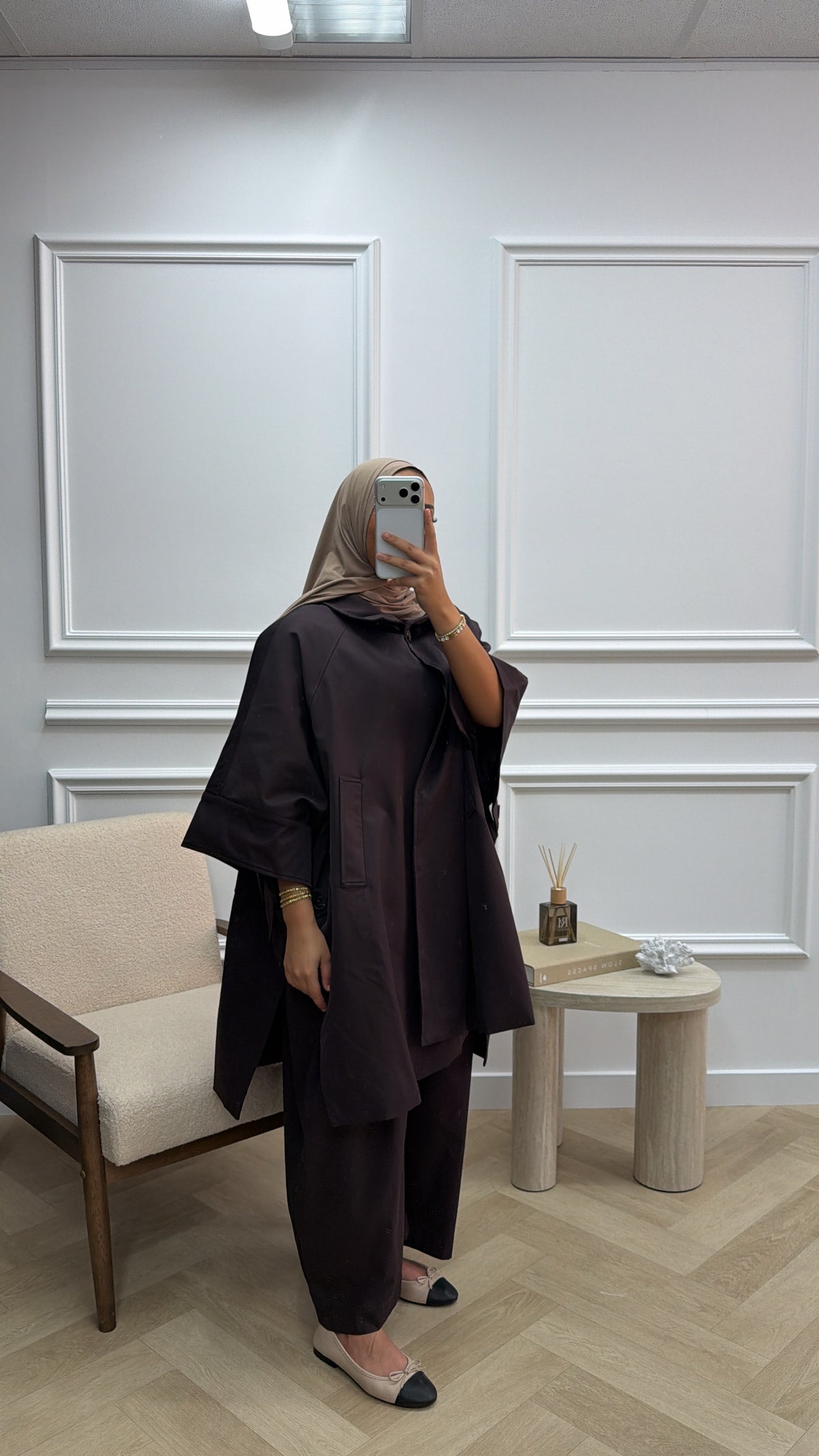 TRENCH CAPE PURPLE