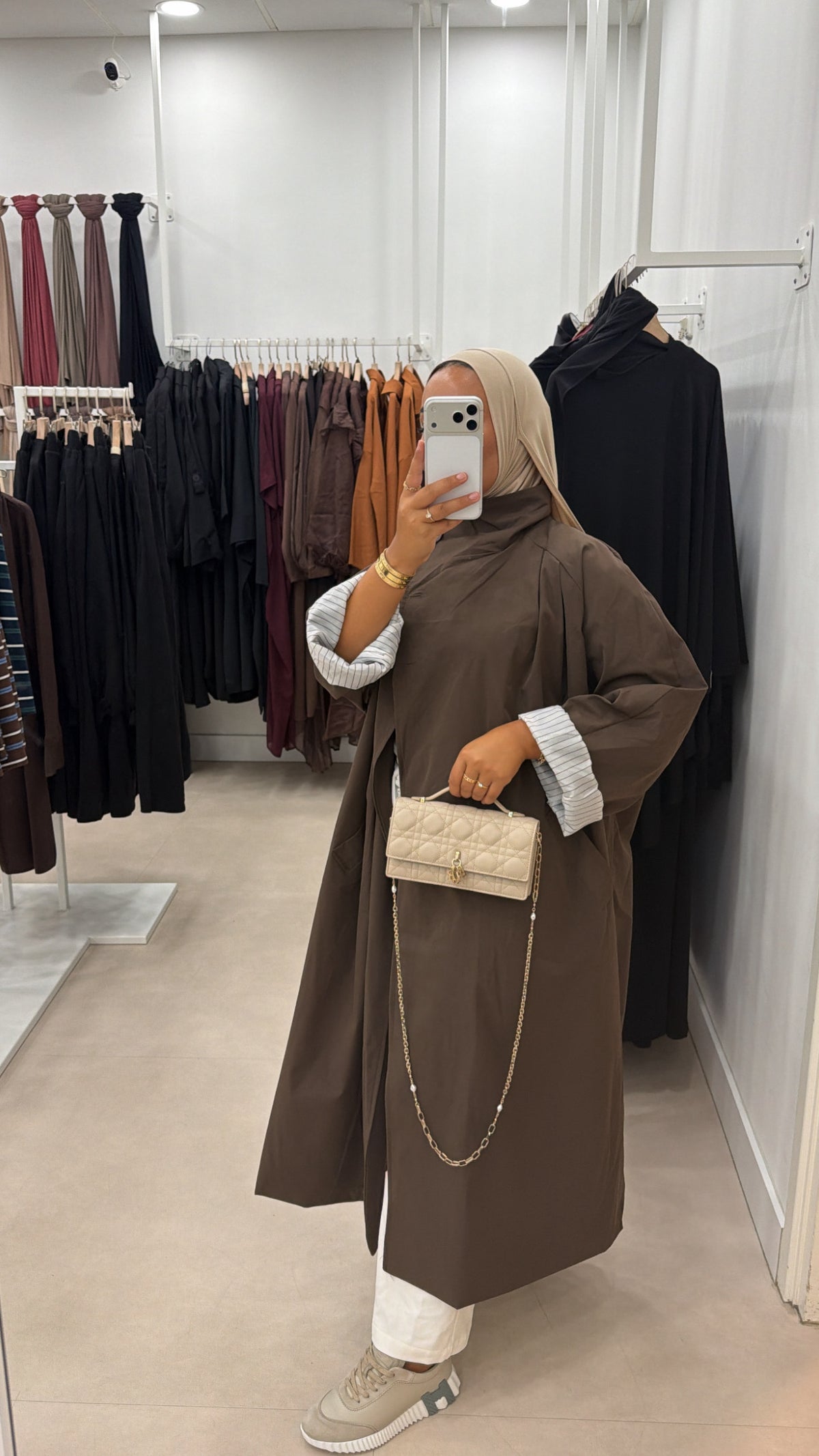 OVERSIZED COAT BROWN
