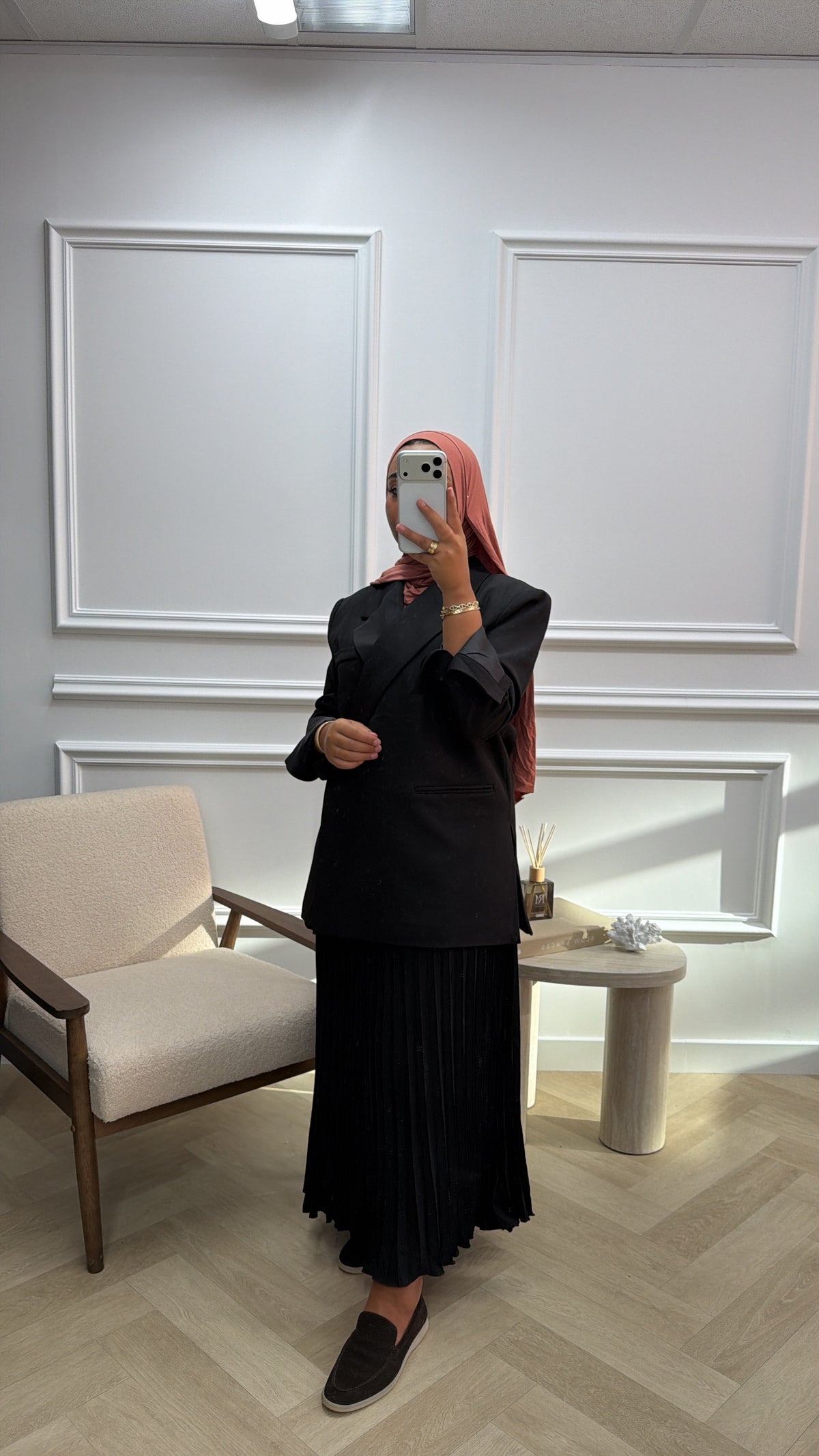 SPLIT BLAZER BLACK