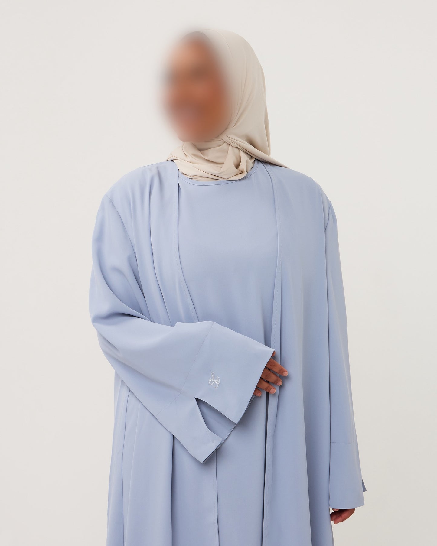 SPLIT KIMONO BABY BLUE