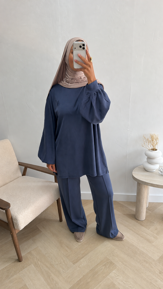 PREMIUM TWINSET NAVY