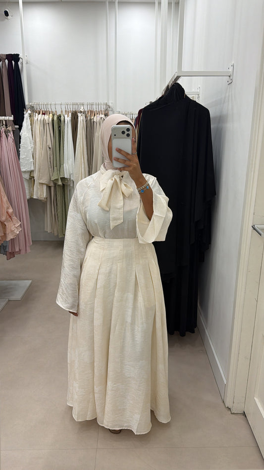SKIRT SET CREAM