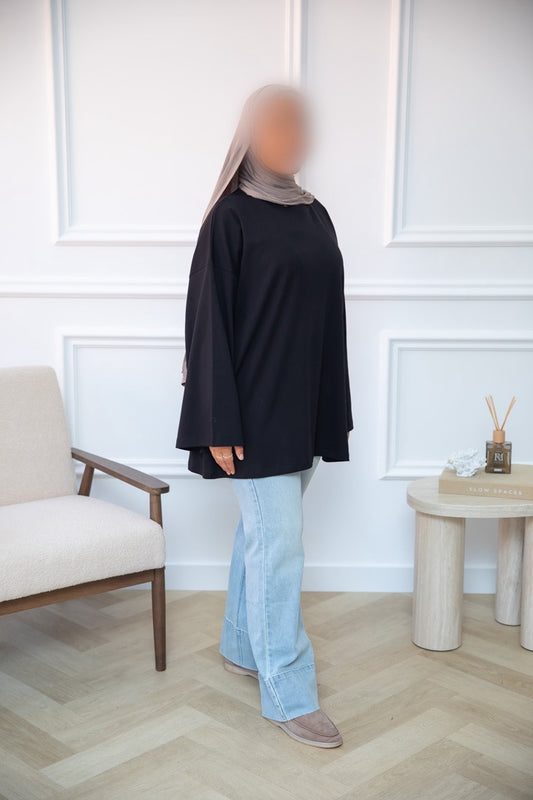 PREMIUM COTTON TOP BLACK