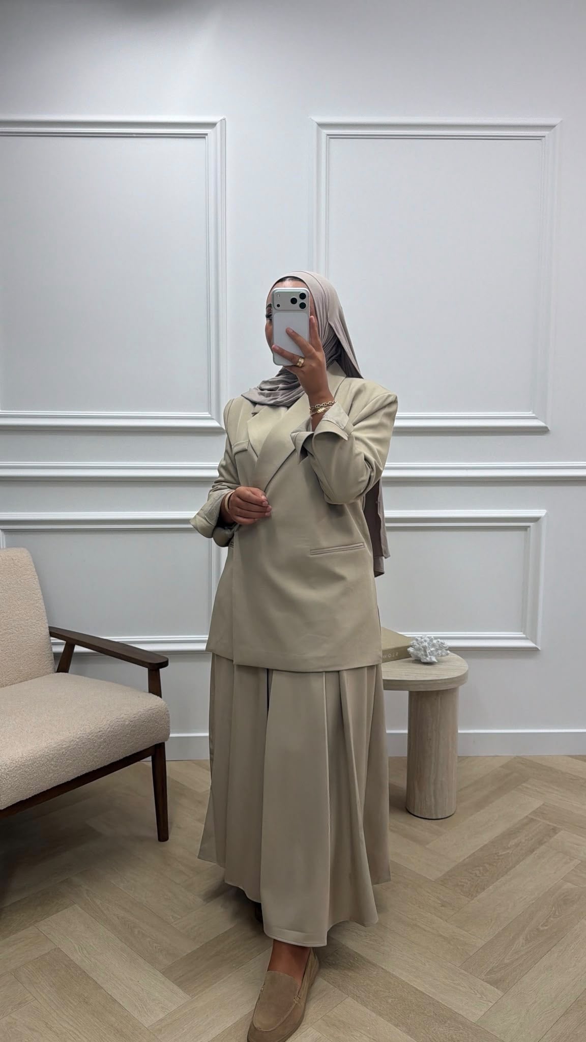 SPLIT BLAZER BEIGE
