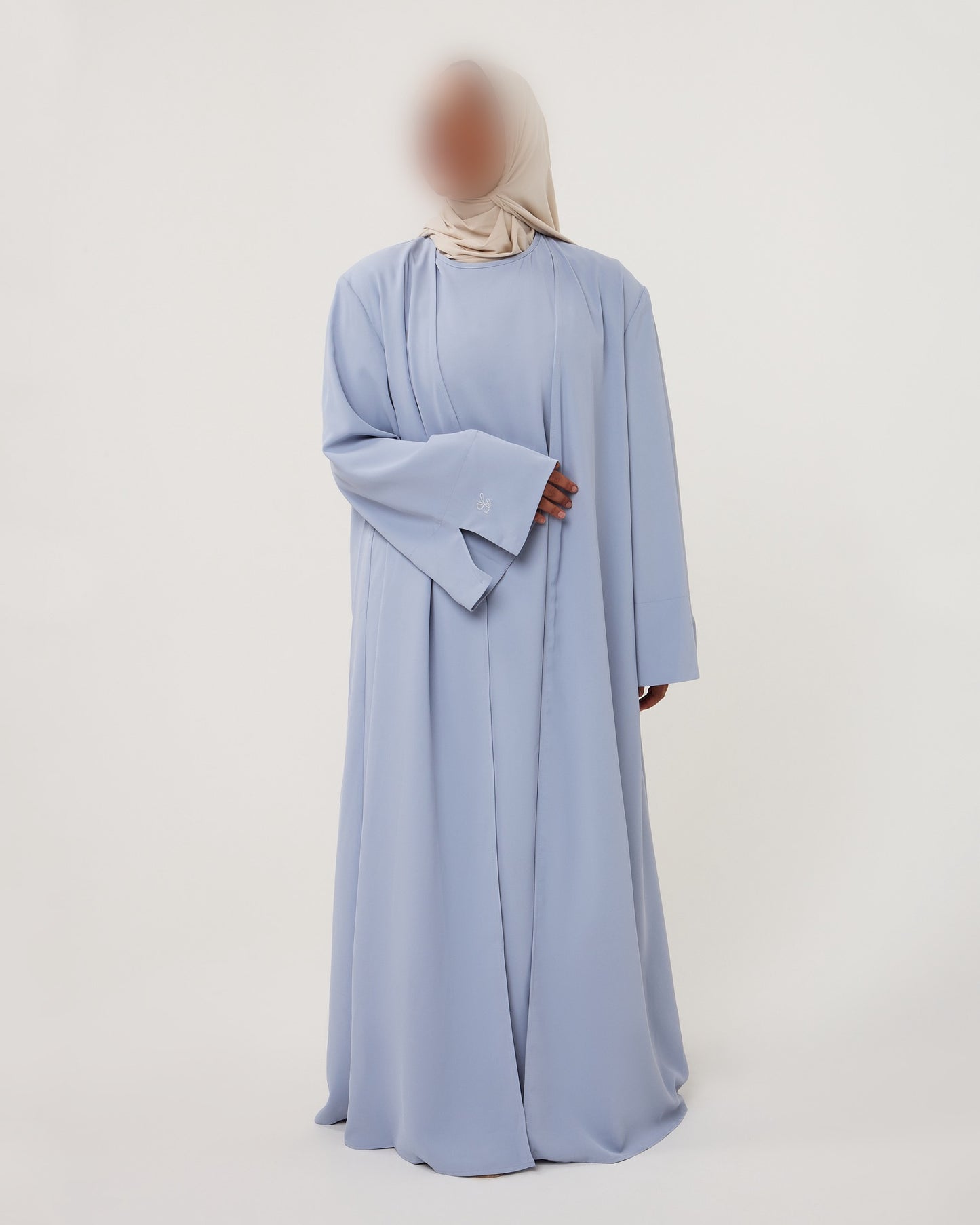 SPLIT KIMONO BABY BLUE