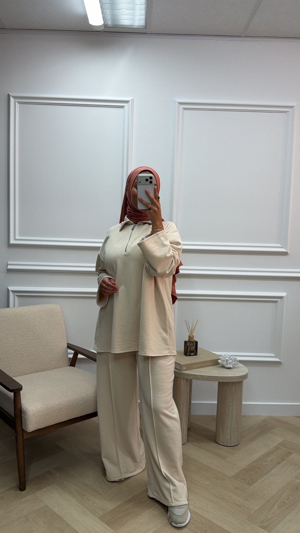 WOLLEN TRACKSUIT CREAM