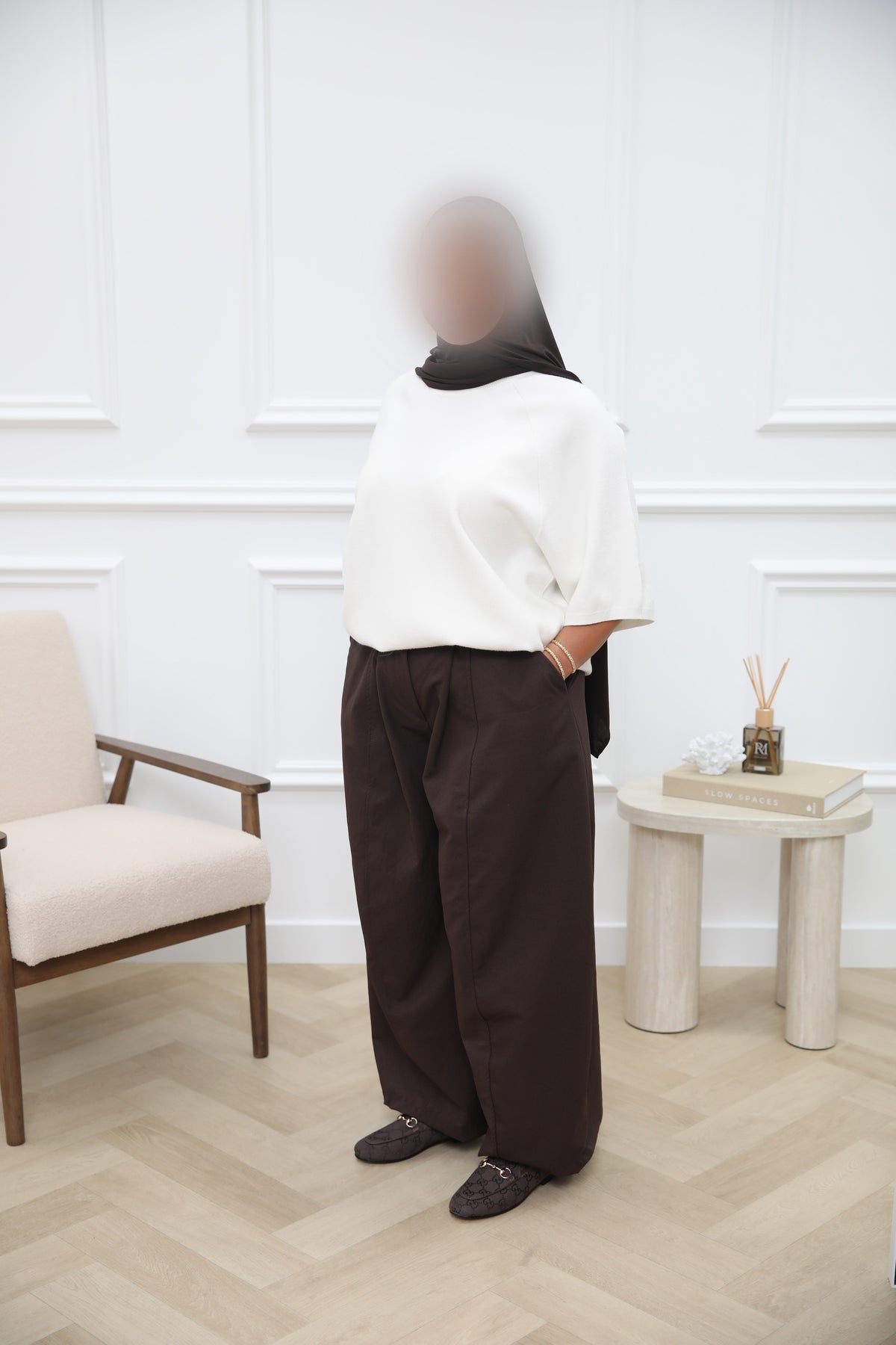 WOLLEN TOP WHITE
