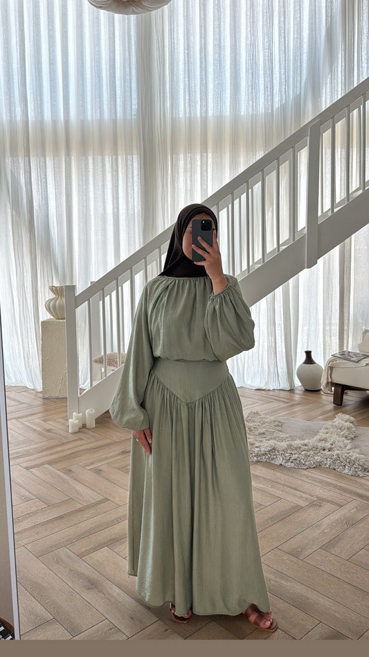 SKIRT SAGE GREEN