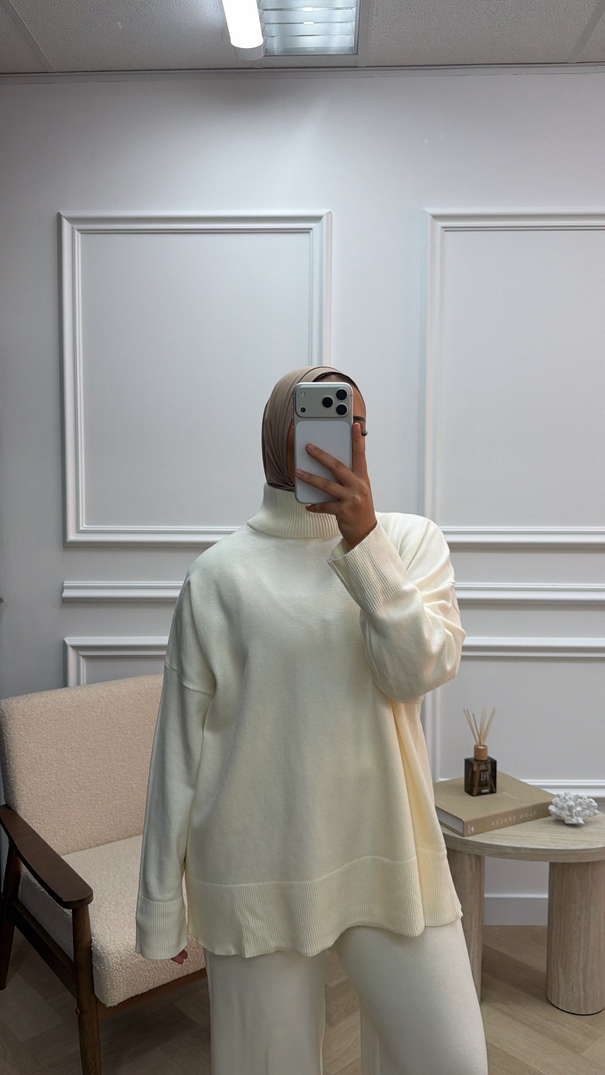 TWINSET MET KOL CREAM