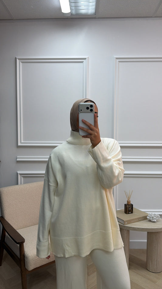 TWINSET MET KOL CREAM