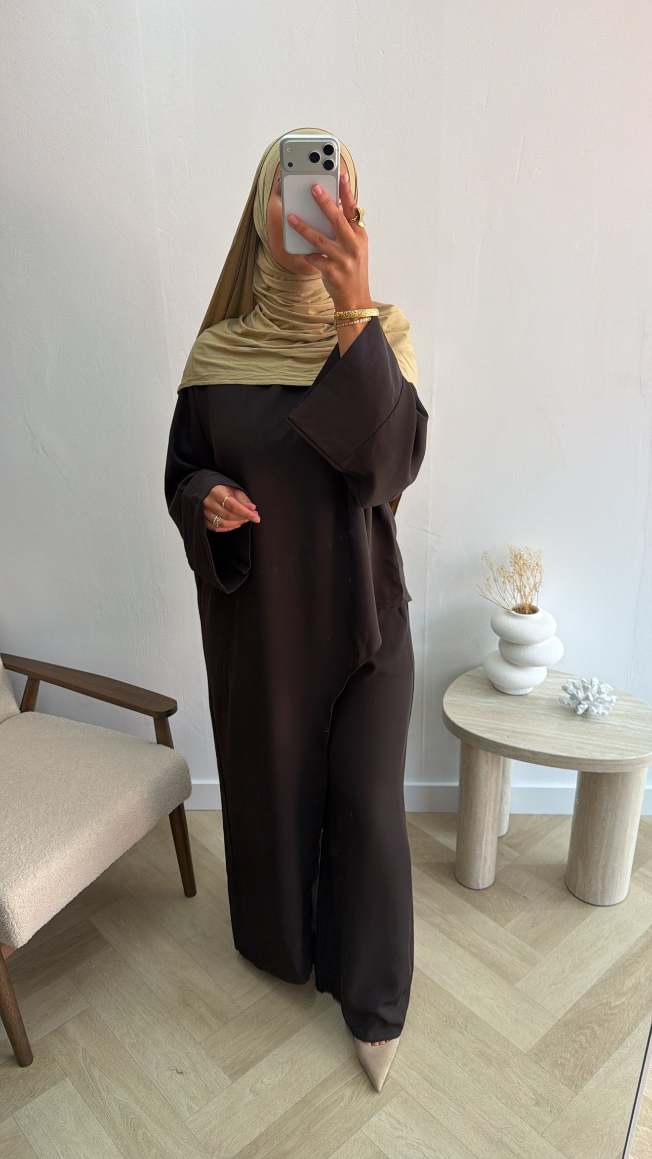 TWINSET PANTALON BROWN