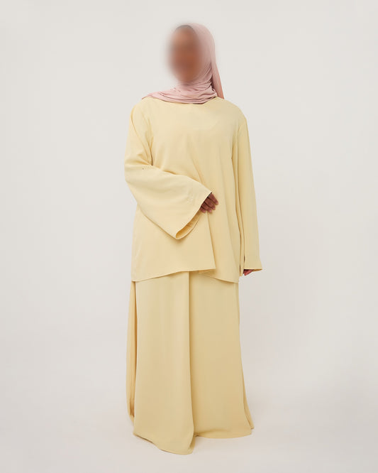 SKIRT SET BUTTERYELLOW