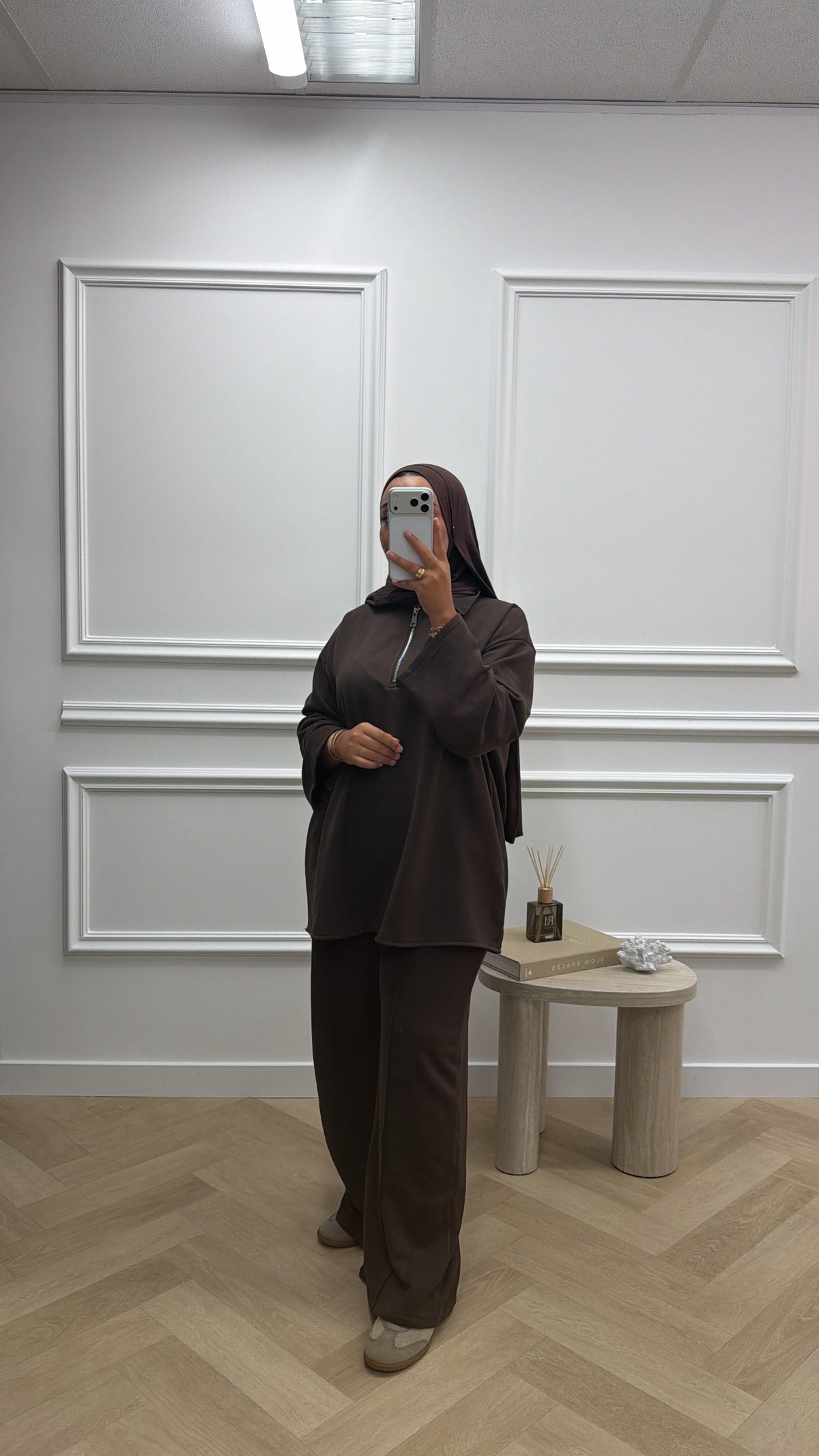 WOLLEN TRACKSUIT BROWN