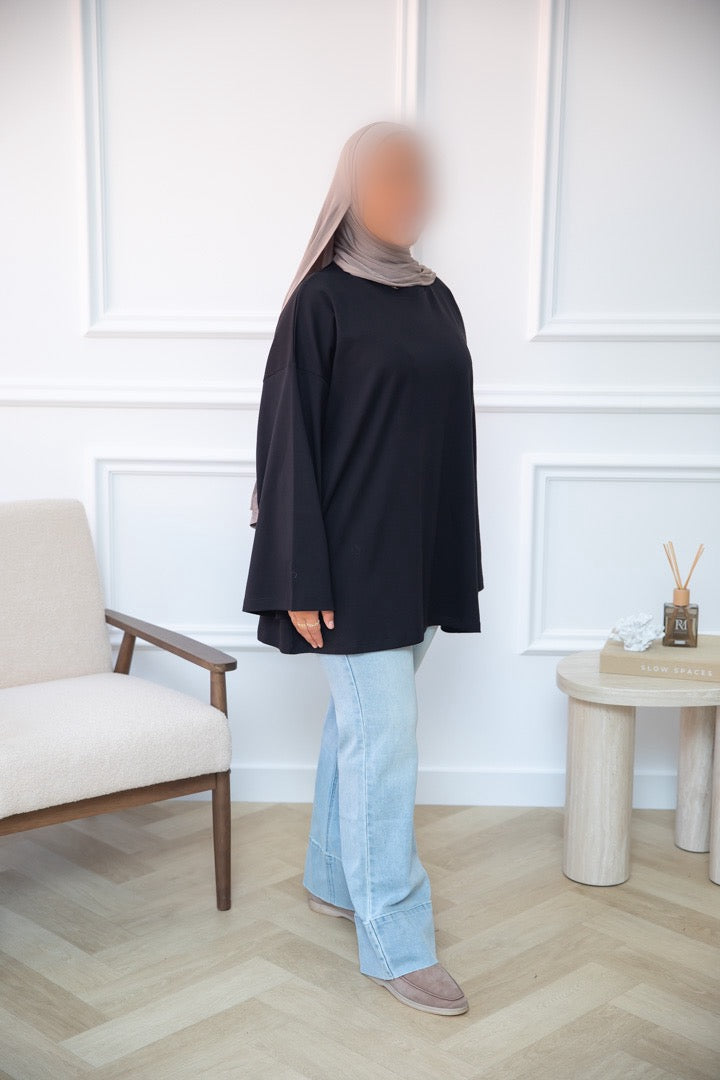 PREMIUM COTTON TOP BLACK