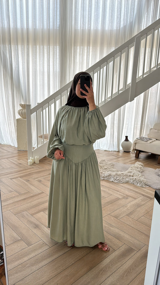 SKIRT SAGE GREEN
