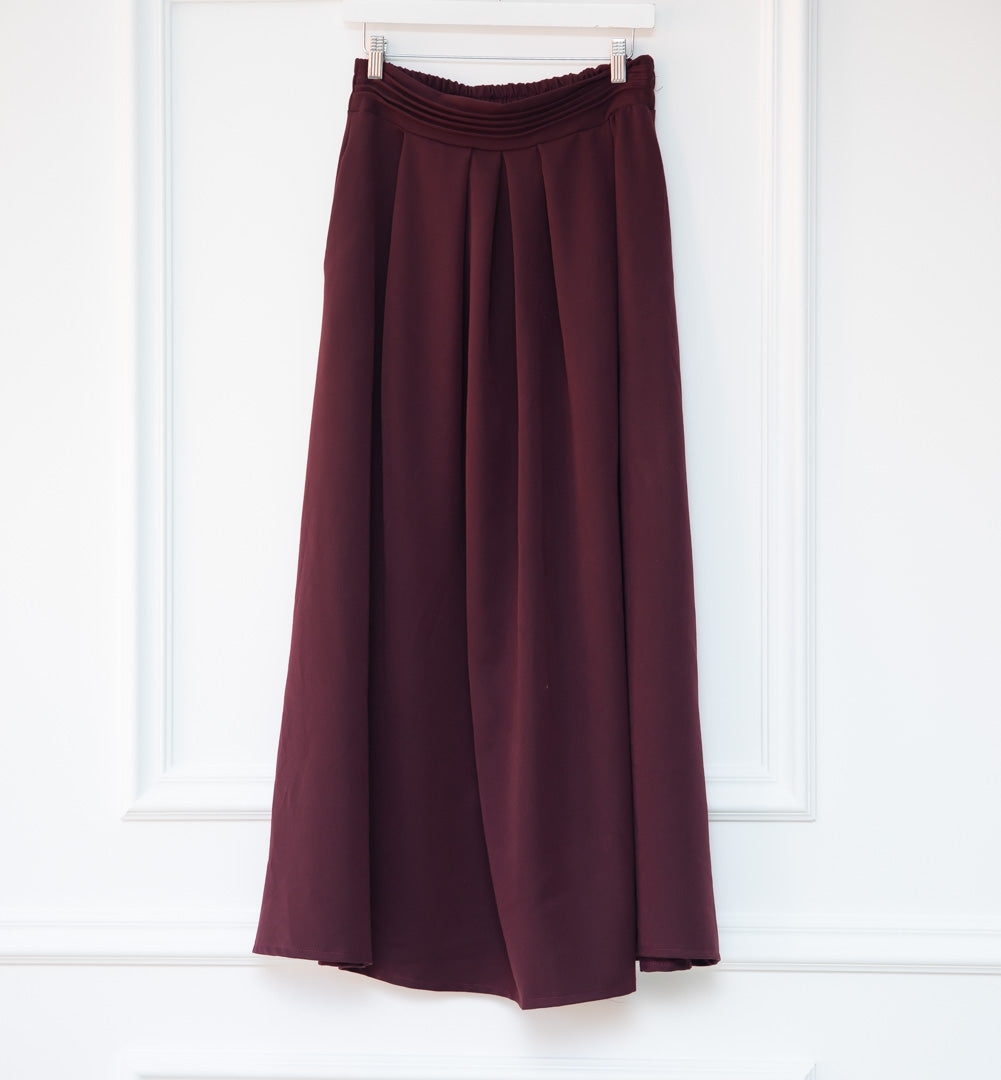 MAXI SKIRT PLUM
