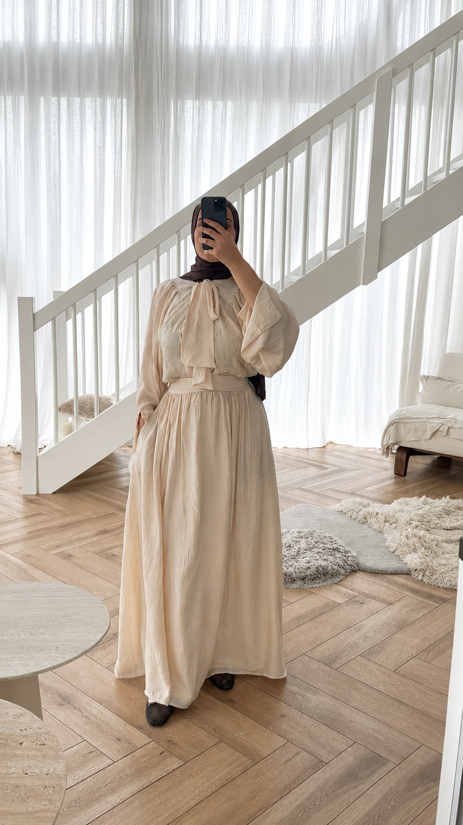 SKIRT SET MET STRIK CREAM