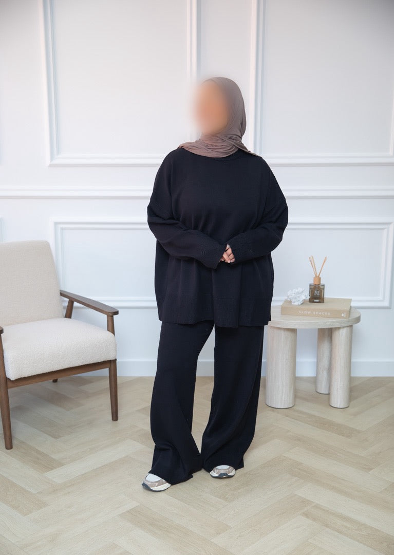 TWINSET MET KOL BLACK