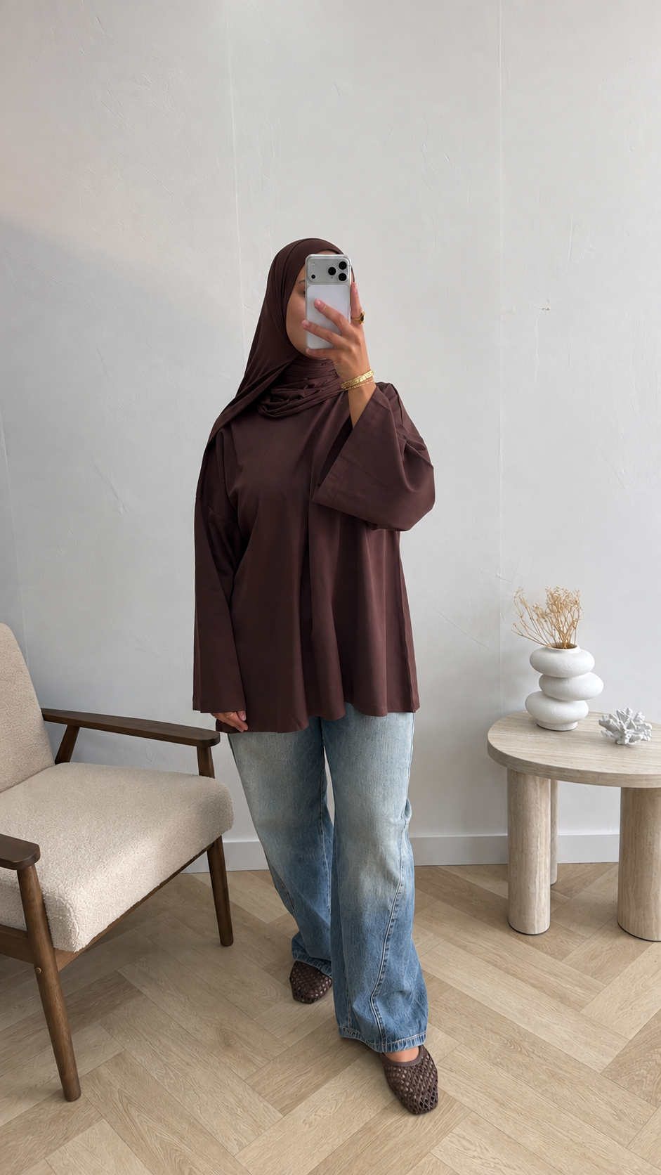 PREMIUM COTTON TOP BROWN