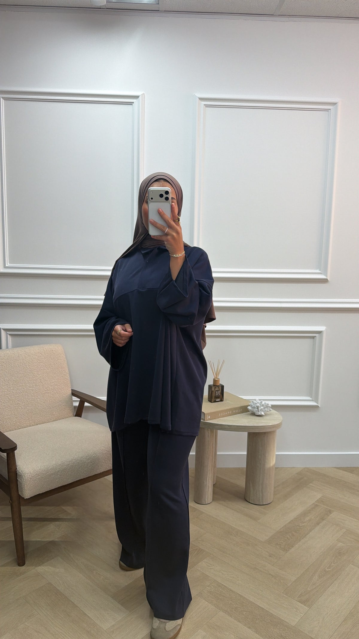 COMFY SET ZIPPER NAVY
