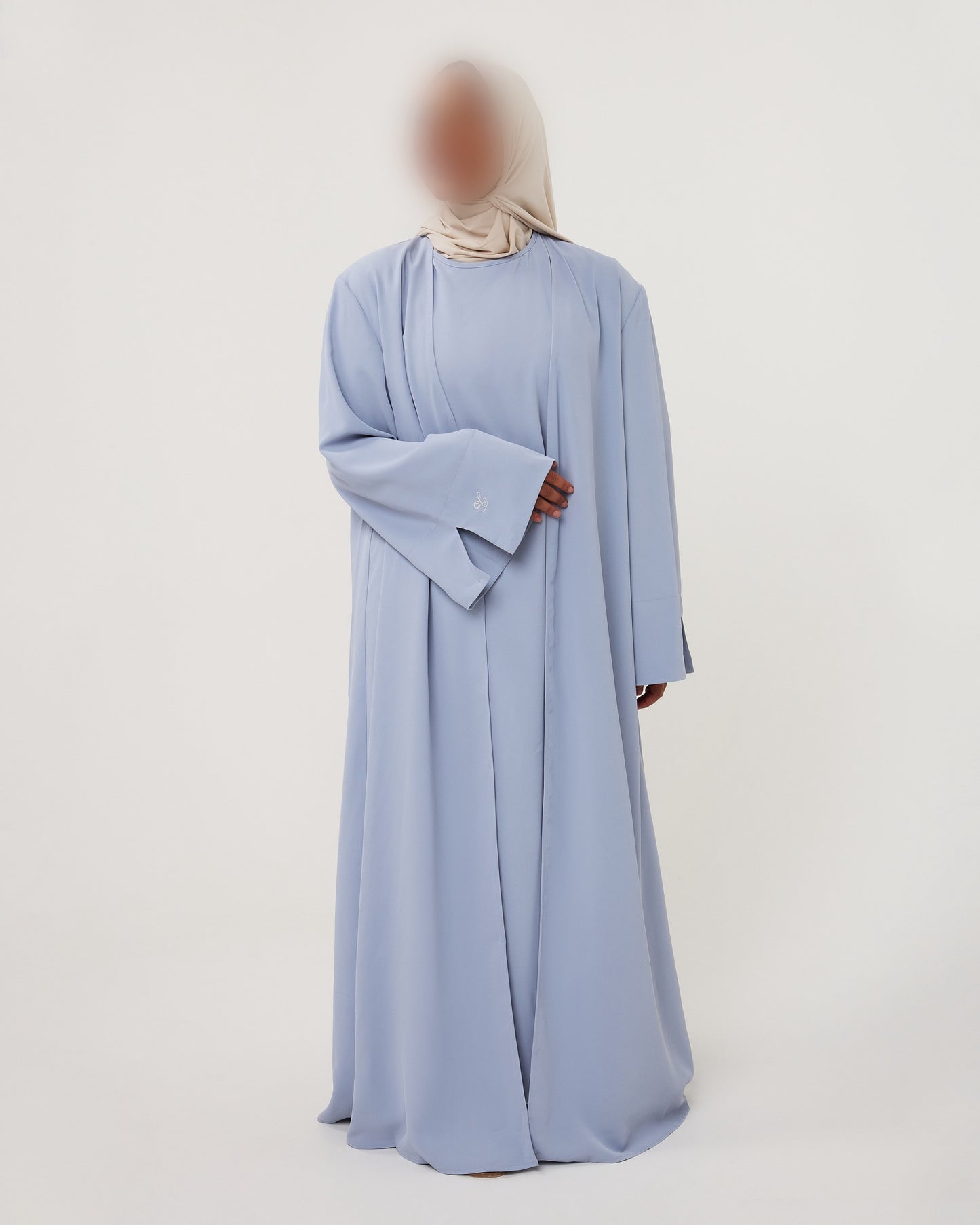 SPLIT KIMONO BABY BLUE
