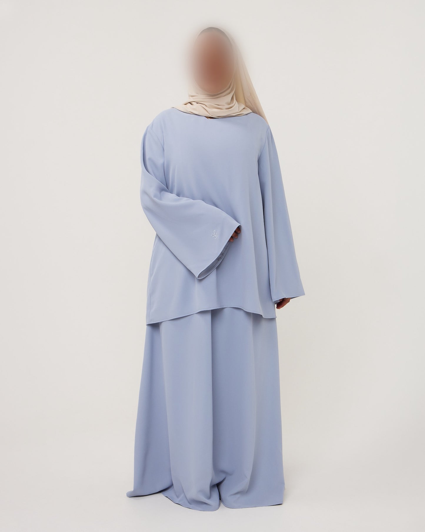 SKIRT SET BABYBLUE