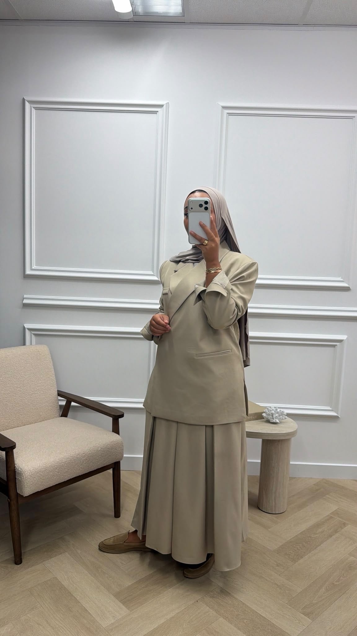 SPLIT BLAZER BEIGE