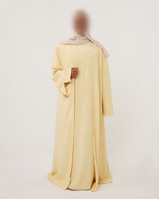 SPLIT KIMONO BUTTERYELLOW