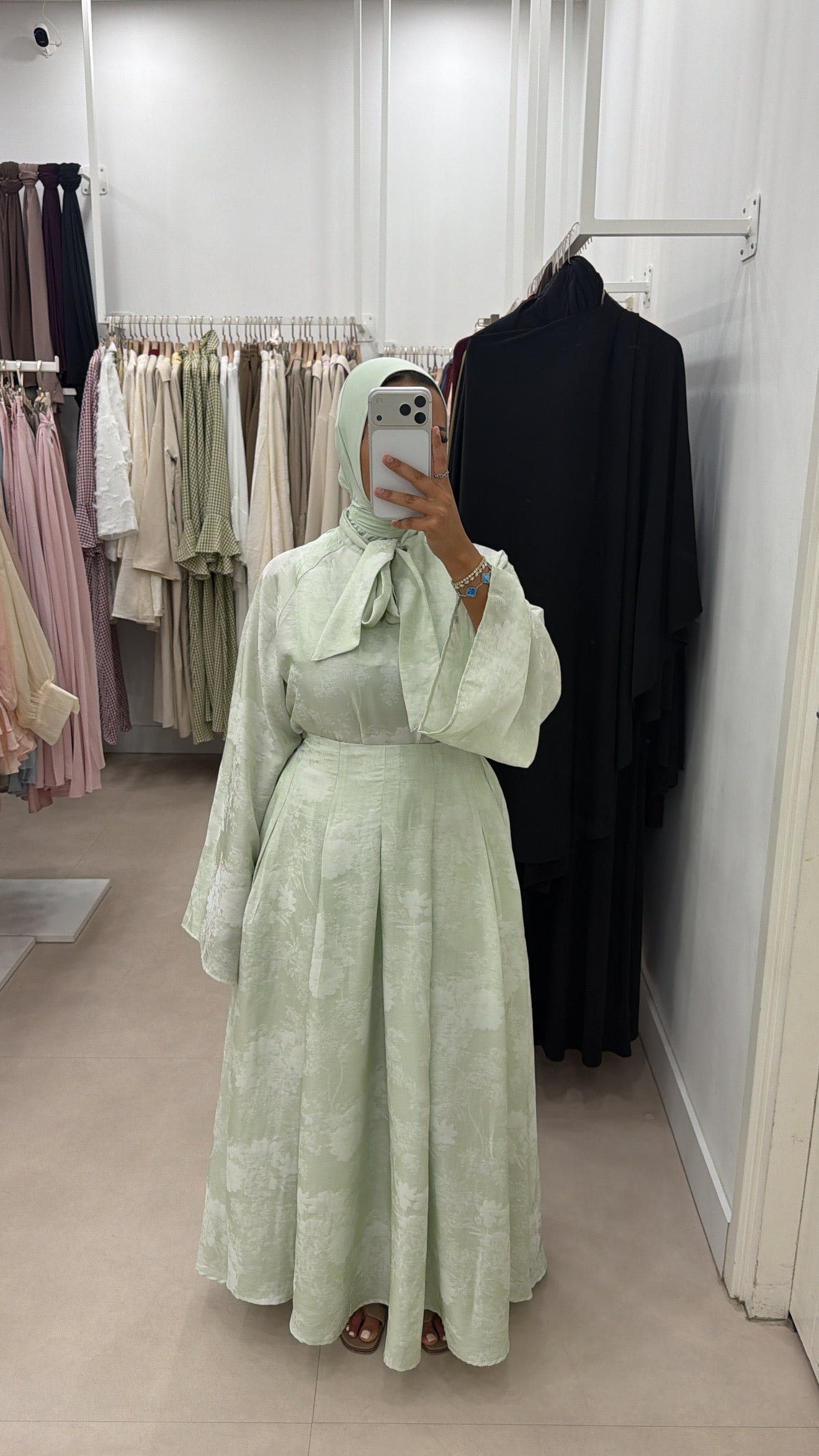 SKIRT SET STRIK GROEN