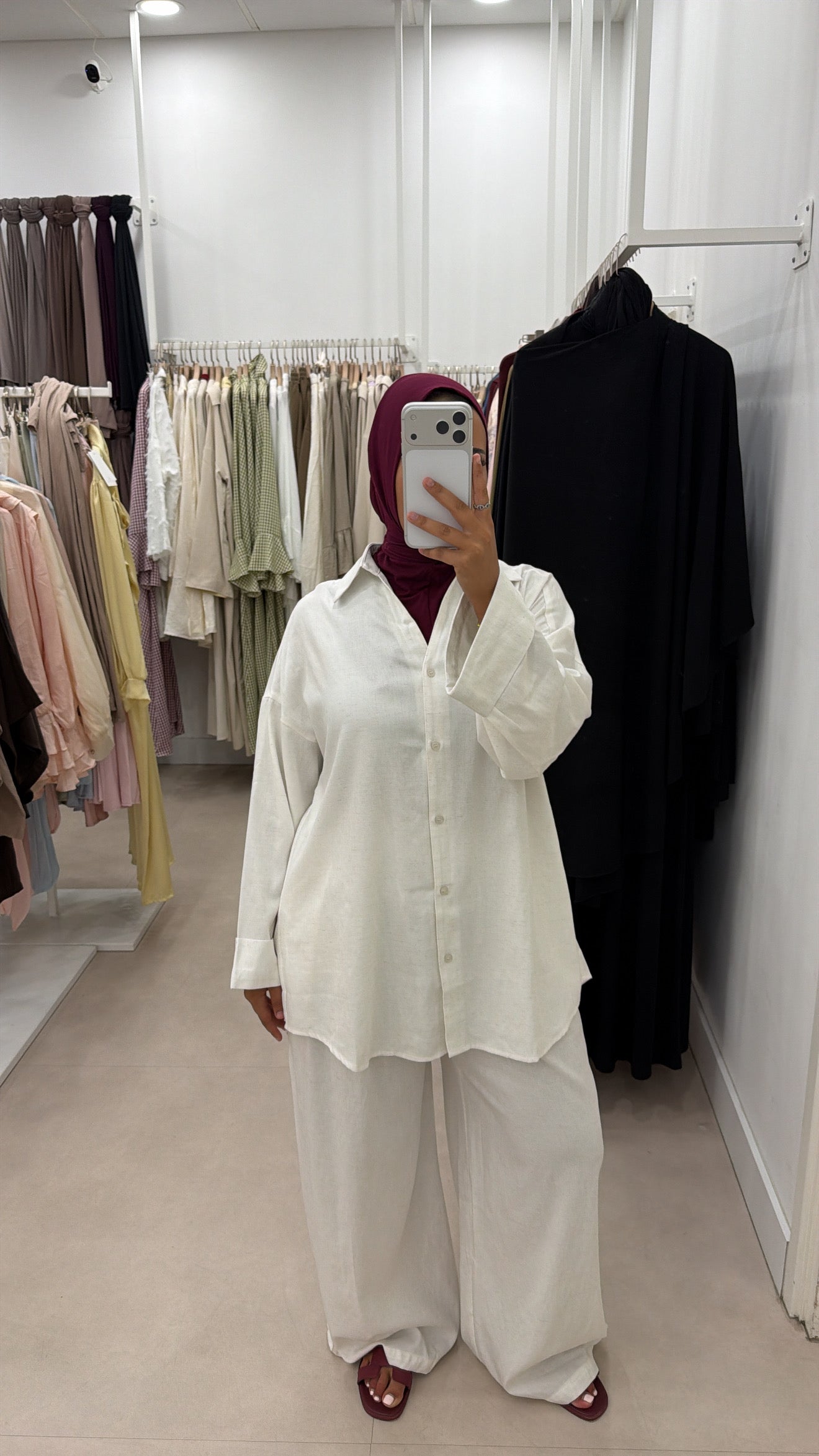 LINEN SET WHITE
