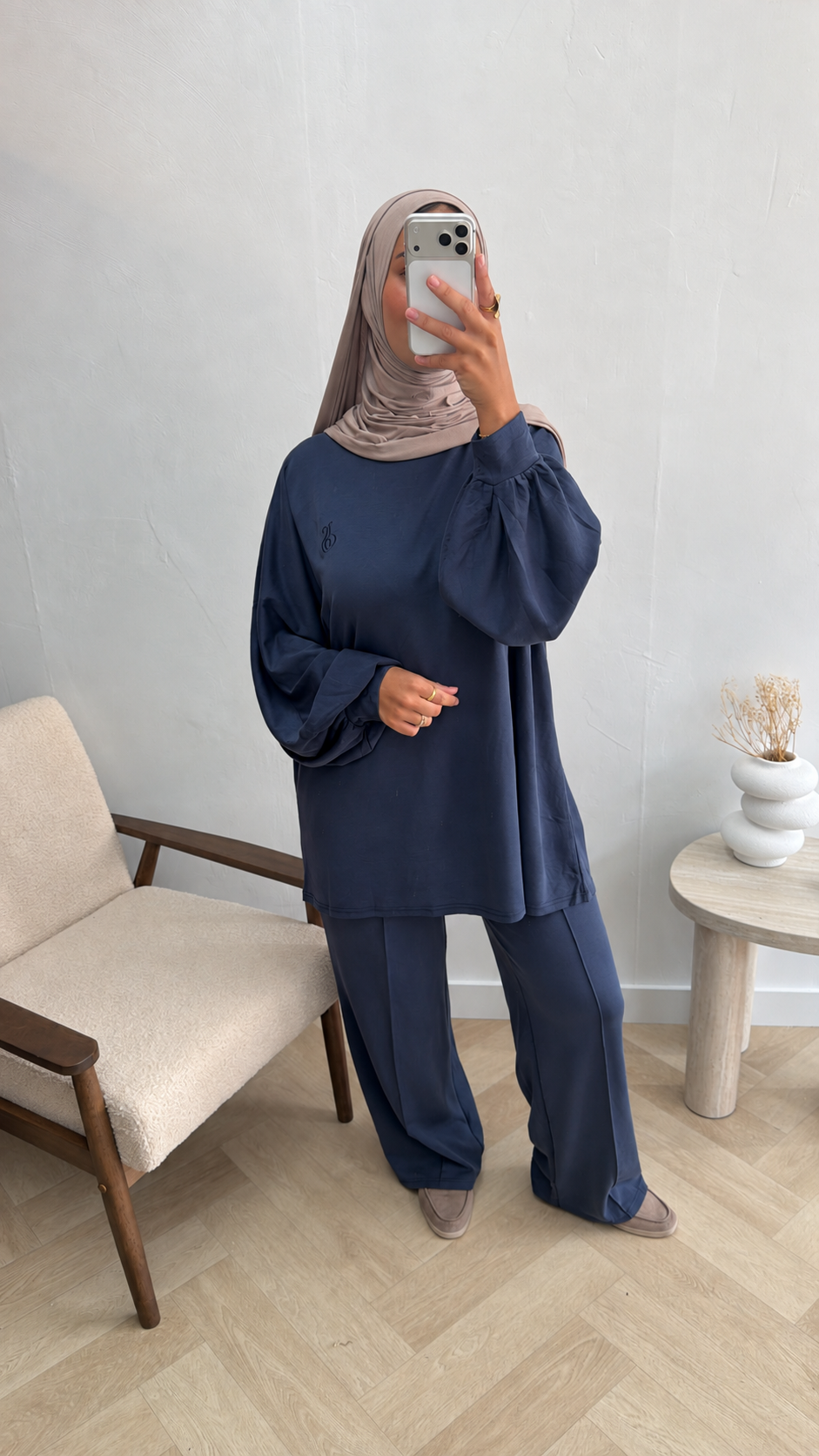 PREMIUM TWINSET NAVY