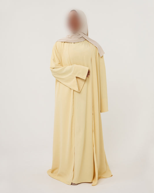 SPLIT KIMONO BUTTERYELLOW